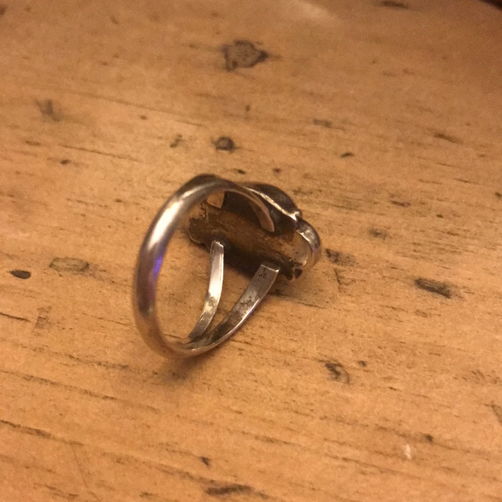 Silver turquoise ring. - Picture 5 of 6